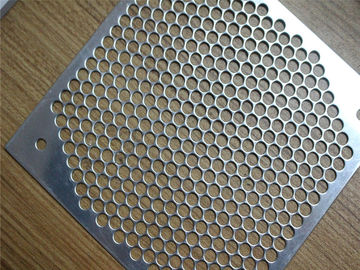 China Stainless Steel / Aluminium Decorative Perforated Metal Panels Light Weight supplier