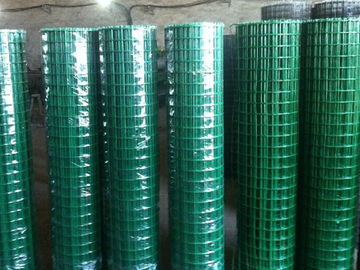 China PVC Coated Welded Wire Mesh Panels For Fence 1/2&quot;X1/2&quot; 12.7mm*12.7mmx 1.65mm supplier