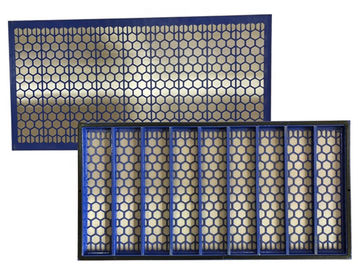 China Steel Frame Brandt Shaker Screens For Oilfield &amp; Gas Drilling 1250 X 635 mm supplier