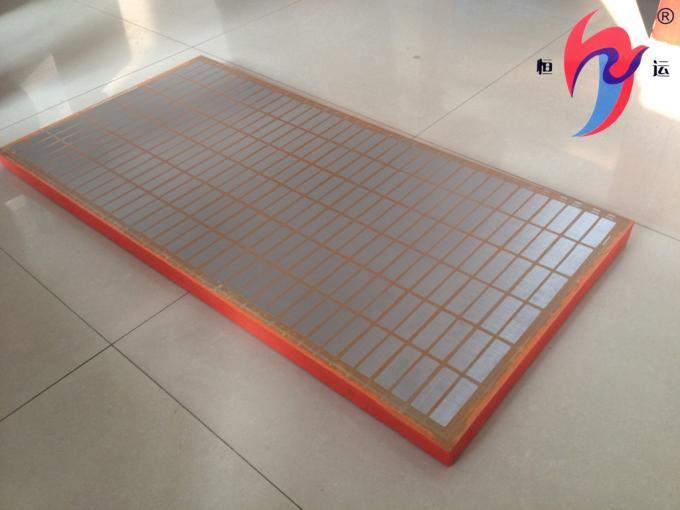 Shale Shaker Parts API Oil Vibrating Sieving Mesh For Solid Control 1165x585x40mm Size