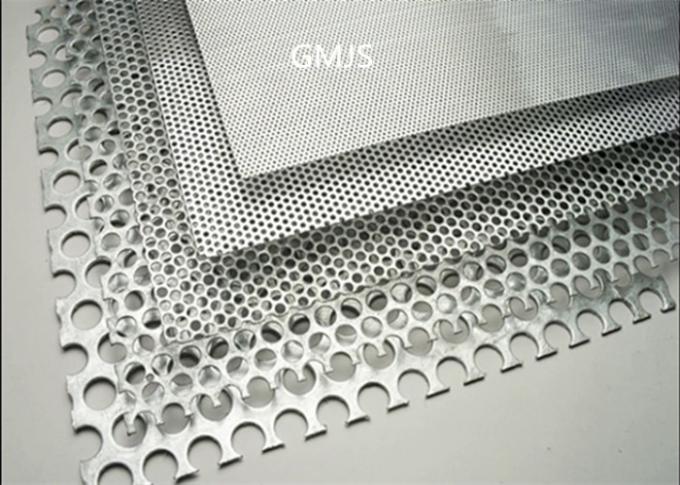 Decorative Perforated Metal Sheet With Four Star Hole Shaped Rust