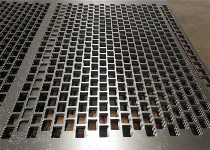 Rectangle Hole Perforated Metal Sheet For Shale Shaker Screen Lining Plate