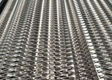 China Aluminum Alloy Perforated Anti Skid Metal Plate Crocodile Jaw Type 1-3mm Thick supplier