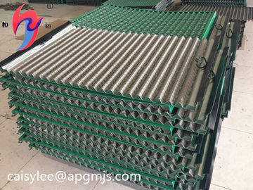 China Stainless Steel FLC 500 Shale Shaker Screen Wave Type Oil Drilling Tools 695mm x1050mm shaker screen supplier