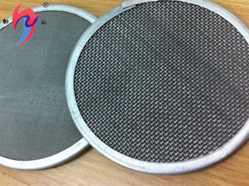 China Plain Weave Stainless Steel Wire Mesh Panels , Metal Mesh Fabric 25 50 100 Micron supplier