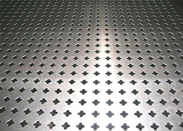 China Decorative Perforated Metal Sheet with Four Star Hole Shaped Rust Resistant supplier