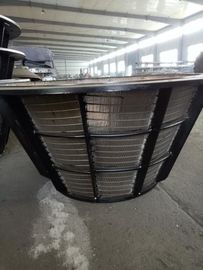 China Stainless Steel Centrifugal Sieve Wedge Wire Basket For Mining / Aggregate Industry supplier