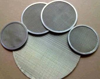 China 316L Stainless Steel Wire Mesh Filter Screen For Food Industry 0.12mm-2.5mm Thick supplier
