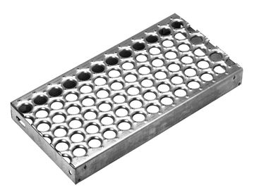 China Durable Anti - Rust Perforated Metal Sheet Perf O Grip Steel Safety Grating supplier
