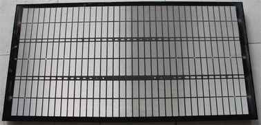 China Hook Strip Flat Brandt Shaker Screens , 316 Stainless Steel Oil Vibrating Sieving Mesh supplier