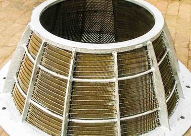 China High Strength SS Centrifugal Wedge Wire Basket / Wire Strainer Basket supplier