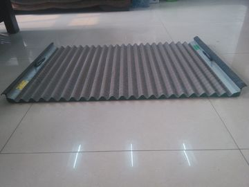 China Durable FLC500 Series Vibrating Screen Wire Mesh 695x1050mm Wave Type supplier