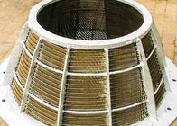 High Strength SS Centrifugal Wedge Wire Basket / Wire Strainer Basket