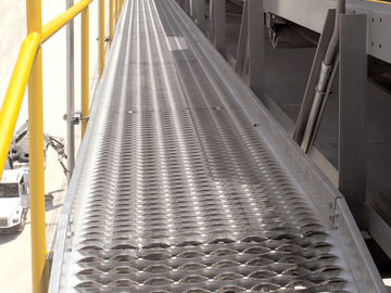 Perforated Grip Strut Anti Slip Metal Stair Treads For Workway Platform / Vehicle Steps supplier