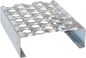 Slip Resistant Punching Plate Grating , Aluminum Perforated Metal Walkway Grip supplier