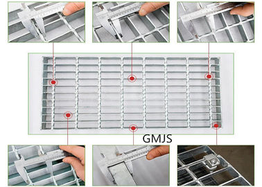 2mm Galvanized Perforated Metal Stair Treads , Grip Strut Safety Grating supplier