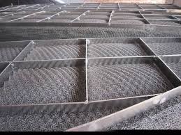 Stainless Steel Wire Mesh Filter Screen , Knitted Woven Metal Mesh 30-200m Length