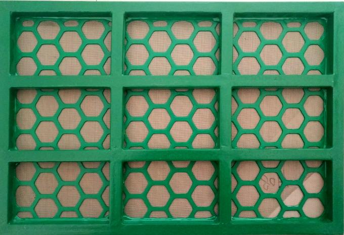 Composite Steel Frame Mongoose Shaker Screens , Vibrating Screen Wire Mesh
