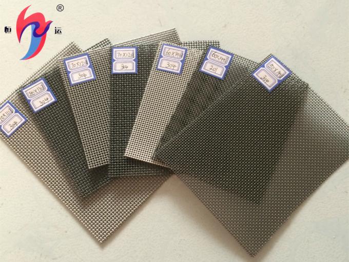 Low Elongation Stainless Steel Mesh Roll , Stainless Steel Woven Wire Mesh Cloth