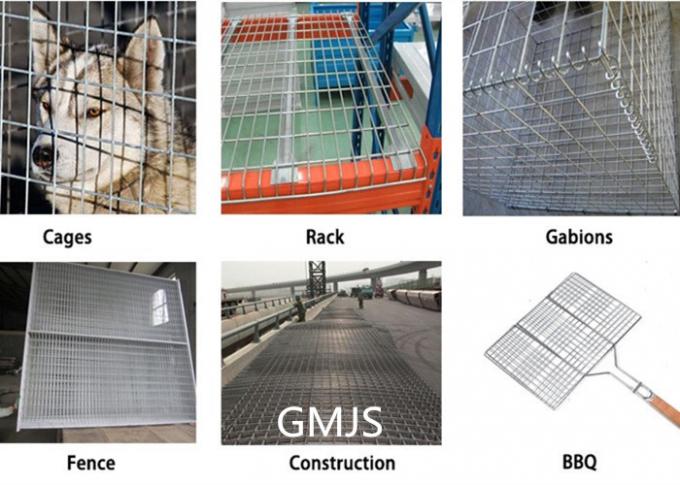 Square Construction Welded Wire Mesh Panels 0.5mm-14mm With Aperture 1/2"-4"